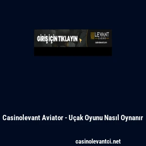 Casinolevant Aviator - U&ccedil;ak Oyunu Nasıl Oynanır